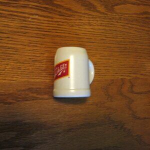 Vintage Schlitz Mini Mug stands 2 3/8" tall